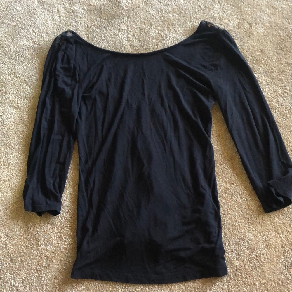 BKE top with lace back